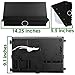 LED Wall-Pack Photo Cell Glass Lens- 60W 5000K Commercial Outdoor Light Fixture (Out-Door Dusk to Dawn Sensor Security Porch Lighting for Industrial Out-Side Photocell)