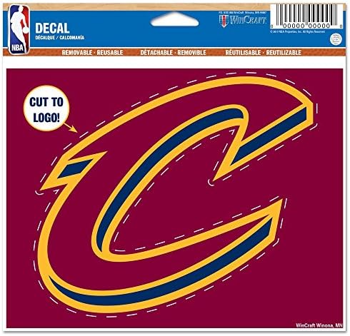 Cleaveland - Removable and Reusable Basketball Sticker