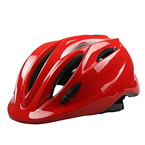 Children Helmet Mini Ultralight Bicycle Secure &amp; Safety Headguard Adjustable Baby Kids Bike Protective Harnesses Cap for Outdoor/Indoor with Light Red