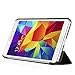 Samsung Galaxy Tab 4 7.0 Case - Poetic Samsung Galaxy Tab 4 7.0 Case [Slimline Series] - [Lightweight] [Ultra-slim] PU Leather Slim-Fit Trifold Cover Stand Folio Case for Samsung Galaxy Tab 4 7.0 Black (3 Year Manufacturer Warranty From Poetic)