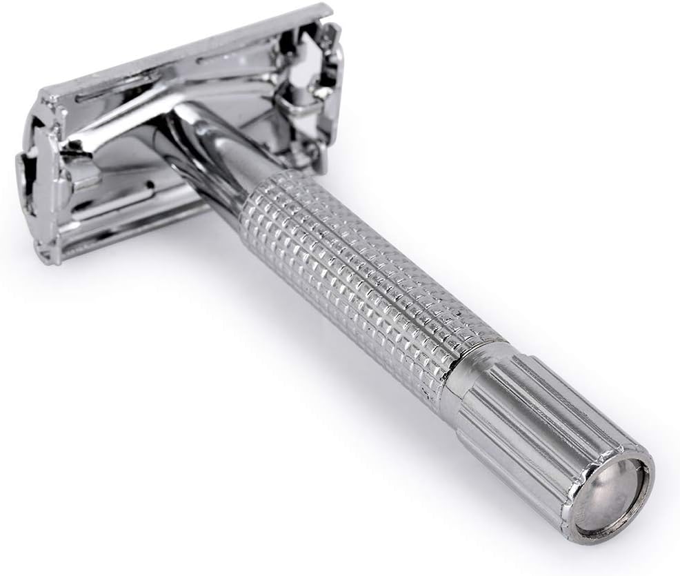 Ashey Butterfly Double Edge Razor, Safety Double Edge Razor for Men Straight Razor Men's Shaving Face Razor Blades Shaving Machine, Fits All Double Edge Razor Blades Unique for him