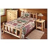 CASTLECREEK Cedar Log Bed Full