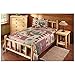 CASTLECREEK Cedar Log Bed Full
