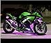 Kingshowstar 12 PC Advanced Universal Motorcycle Underglow Multicolor NEON Accent Light Kit