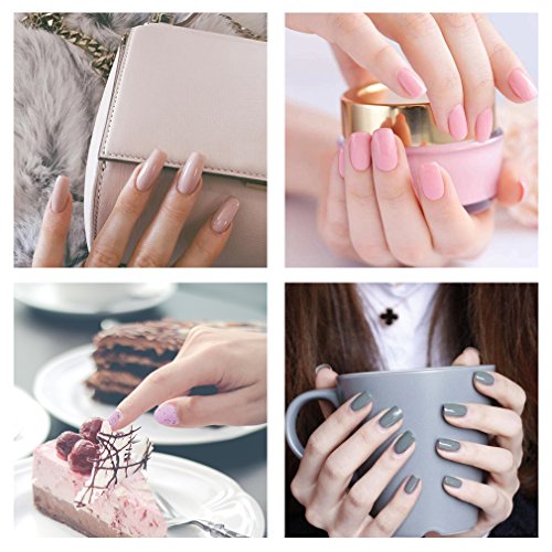 Lagunamoon Gel Nail Polish, Soak Off UV LED Nail Manicure Color Gel Polish Varnish Set 6PCS 8ML - The Bridesmaids - Thumbnail 4