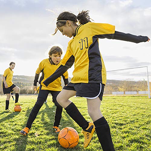 image for GKCI Youth Soccer Shin Guards, 2 Pair Lightweight and Breathable Child