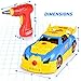 Kids’ Take Apart Racing Car Toy: 30-Piece Construction Play Set for Boys & Girls| Realistic Lights & Sounds Car Assembly Toy Tool Kit | Build Your Own Car Educational Toy For Kids Aged 3+| Top Gifting