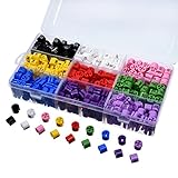 eBoot 495 Pieces Size Marker Wire Hanger Size Tags Color-coding Size Dividers 9 Sizes Set (XXS - 4XL) with Storage Box
