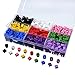 eBoot 495 Pieces Size Marker Plastic Hanger Size Tags Color-coding Size Dividers 9 Sizes Set (XXS - 4XL) with Storage Box