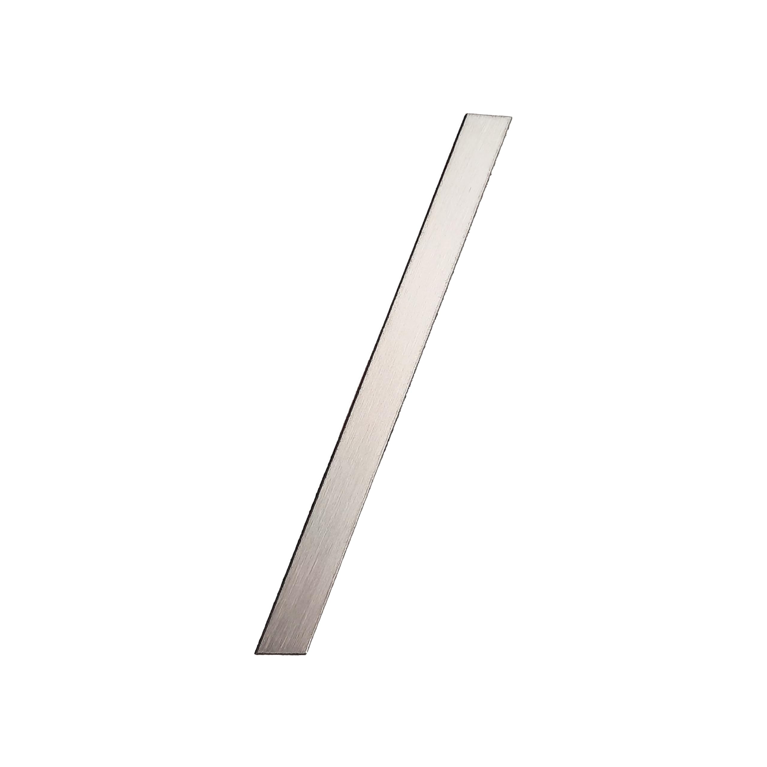 Guizzo Creart Letter External House Number in Stainless Steel - Dimensions 4.2 x 10 cm - Sign / - Handmade and Made in Italy