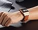 Fitbit Ionic Genuine Leather Replacement Bands, Marval Power Fitness Accessory Leather Straps Wristband for Smartwatch Men Women (Double Layers Crazy Horse Khaki)