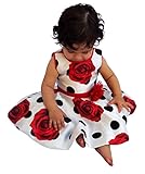 Polka Dot Girls Dress w/ Matching Headband - Baby Girl and Toddler Outfit