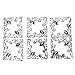 SNNplapla Vintage White Silver Edge Guard Case Book Scrapbook Album Jewelry Box Corner Decorative Box Table Cabinet Trunk Protector Solid Metal Furniture 12 pcs