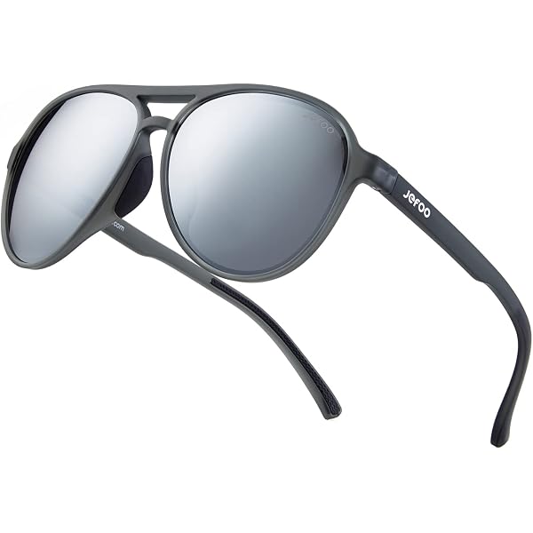 YAMAS Polarized Sunglasses – UV400 Protection, Classic Unisex Shades, Brown Frame - View #3