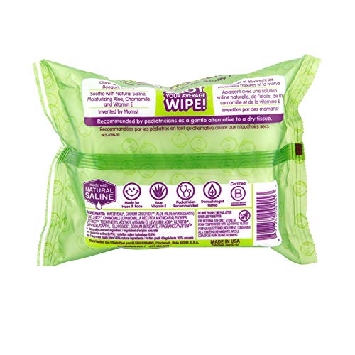 Boogie Wipes Gentle Wet Wipes for Baby and Kids, Face, Hand, Body