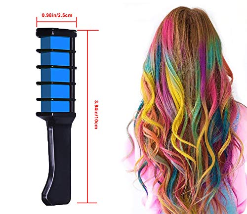 image for Chnaivy Hair Chalk, Temporary Bright Hair Chalk Comb Washable Hair Dye