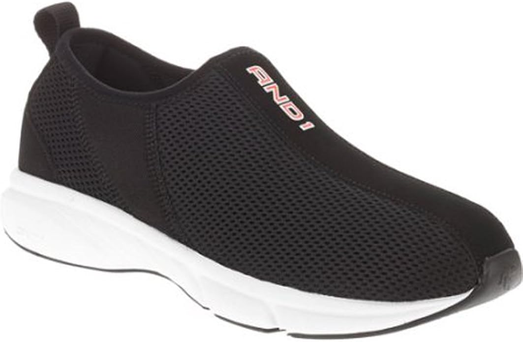 AND1 Post Game Slip On Athletic Shoe, Black