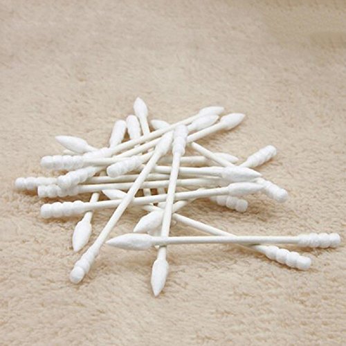 Vinmax 2 Boxes Cotton Sticks Spiral Qtip Cosmetic Q Tips Paper Stick