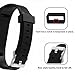 SnowCinda 11 Colors Garmin Vivofit 3 Vivofit JR Bands With Secure Watch Clasp, Silicone Replacement Bands for Garmin Vivofit 3 JR (Black)