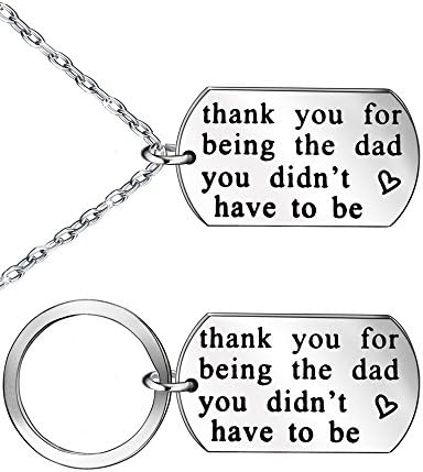 Christmas Gift for Dad Father from Son Daughter Men Keychain Key Chain Ring (5)
