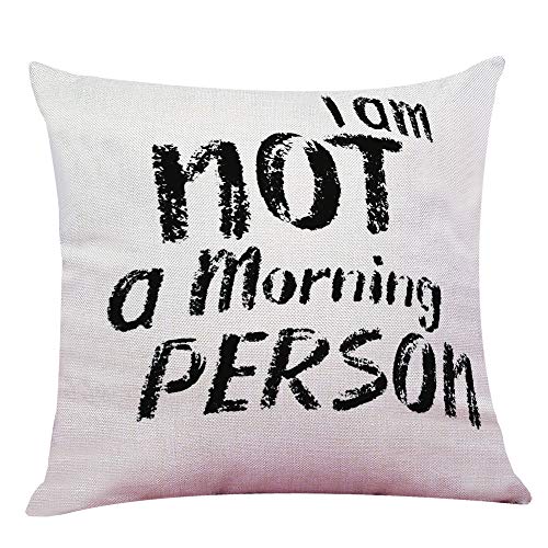 Funny Decor Cotton Throw Pillow Case with Words for Kuwait Ubuy