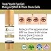 Lisse et Naturel Total Youth Eye Gel/Cream for Dark Circles Puffiness & Wrinkles, 100% Natural Ingredients, with Matrixyl 3000, Peptides, Hyaluronic Acid & MSM