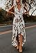 Bbalizko Womens Sleeveless Long Party Dress Floral Print Embroidered High-Low Hem Maxi Dress