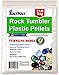Plastic Pellets Rock Tumbling Media (2 LBS) for Rock Tumbler, Stone Tumbler, Rock Polisher, Filler Beads