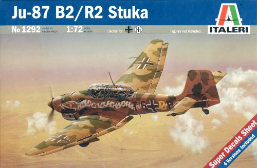 Junkers Ju87B2/R2 Stuka German Bomber 1/72 Italeri