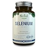 Selenium 200mcg | 90 Vegan Caps | Pure & Yeast Free Selenomethionine | Support Healthy Thyroid Function, Heart Health, Reproductive & Immune System | Essential Trace Mineral & Antioxidant Supplements