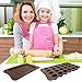 4 Pcs Silicone Chocolate Molds, Non-Stick Break-Apart Protein and Energy Bar, Ice Cube Tray Candy Mold Kitchen Baking Mould