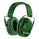 Mpow Shooting Ear Protection, Professional Electronic Earmuffs with Listening Mode, 22dB NRR Ear muffs with Adjustable Headband, Noise Cancelling headphones for Shooting, Hunting, Construction, Mowing