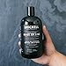 Brickell Men's Rapid Wash, Natural and Organic 3 in 1 Body Wash Gel for Men, 16 Ounce, Evergreen Scent