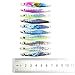 10pcs/lot 5.9cm 12g Jigging Lure Lead fish Metal Jig Mix Color Fishing Lure Paillette Knife Wobbler Artificial Hard Bait Laser Body