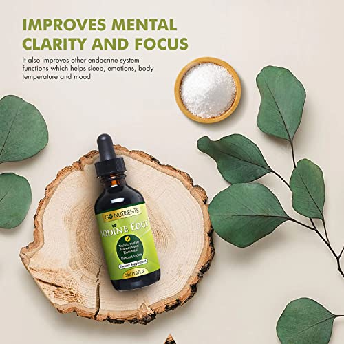 Go Nutrients Nascent Iodine Supplement High Potency Liquid Drops