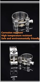 Hozzoo T-Bolt Hose Clamps 16-25mm 304 Stainless Steel Heavy Duty Pipe Tube view 4