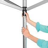 Brabantia Lift-O-Matic 50 m Rotary Clothes Line Adjustable Height UV Resistant view 3