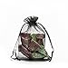 Halulu 100pcs Organza Jewelry Pouch Bags Display Drawstring Wedding Party Festival Gift Candy Bags (3