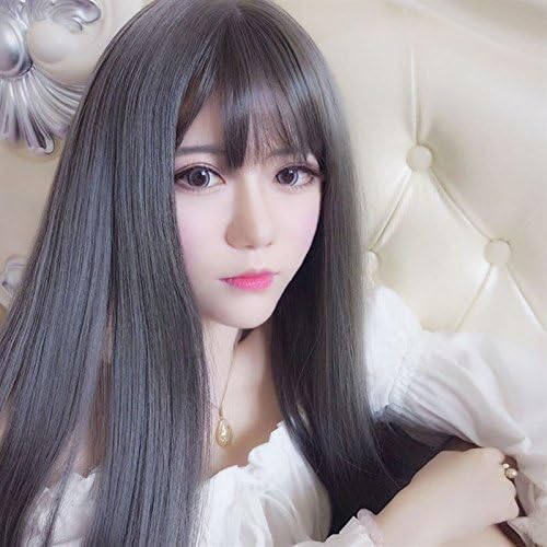 Micro Gray Wig Long Sleeve Top And Then Roll Stand Asian Women