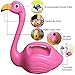 Flamingo Watering Can Decorative Elegant Pot For Indoor Outdoor House Plants Easy Pour Small Size Plastic 1.5L By DecoDuke