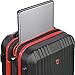 Olympia U.S.A. Apache 3-Piece Expandable Hardside Luggage Set with Spinner Wheels, Black/Purple