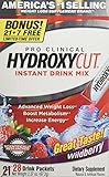 Hydroxycut Drink Mix, Scientifically Tested Weight Loss and Energy, Weight Loss Drink, 28 Packets (67.2 grams) 2 Pack