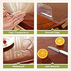 OstepDecor Clear Round Table Protector 30 Inch 2mm