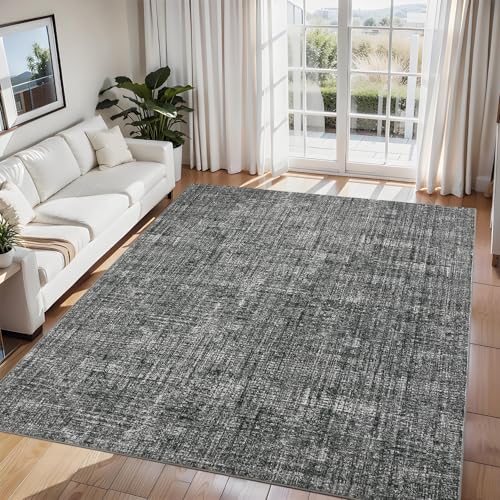 MilleLoom 8x10 Area Rugs for Living Room Solid Rug Washable Rug Modern Rugs for…
