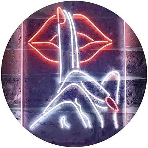 Nail On Lip Beauty Salon Dual Color ｌｅｄ看板 ネオンプレート サイン 標識 白色 オレンジ色 210 X 300mm St6s23 I3429 Wo