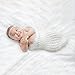 Pellor Handmade Sleeping Bags Hammock Cocoon Newborn 0-3 Months Baby Boys Girls Photography Photo Props Costume (White)
