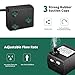 Ideashop Submersible Pump, Water Pump, Water Fountain Pump 90 GPH(350L/H, 4W) Portable Water Pump Mini Water Pump for Pond, Statuary, Aquarium, Fish Tank Fountain with 5.9ft(1.8m) Power Cord (Black)