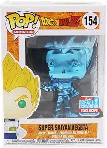 Figurine Funko Pop! Vegeta Super Saiyan Bleu Chrome #154 | Exclusivité NYCC 2018 | Collection Dragon Ball