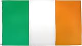 AZ FLAG Ireland Flag 3x5 ft 100D Polyester with 2 Brass Eyelets