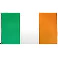 AZ FLAG - Ireland Flag - 2x3 Ft - Light Polyester Irish Banner with Two Brass Eyelets - Fade Resistant - Vivid Colors - 2' x 3' Feet - 90x60 Cm